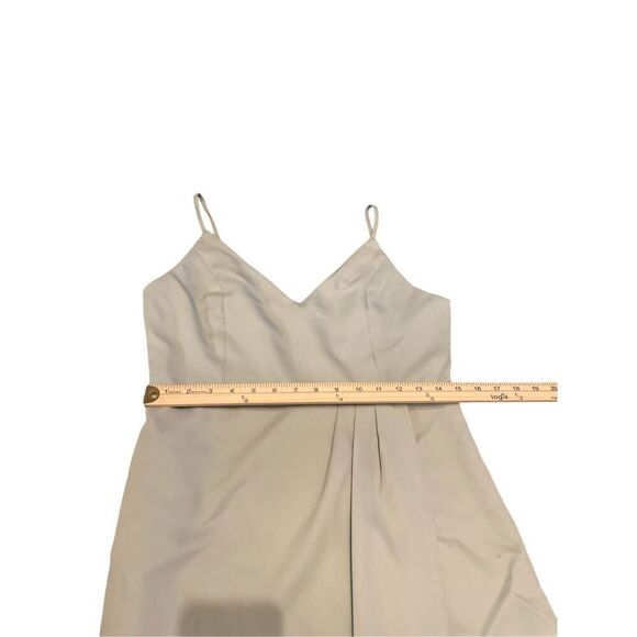 NWT CMZ 2005 Women’s V neck Spaghetti strap Midi Cocktail Dress 8/10 Mint Green - Picture 8 of 16